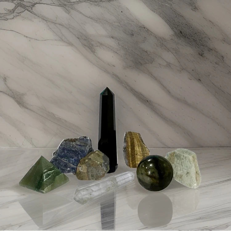 Abundance and Growth XL - 8 Piece Crystal Set