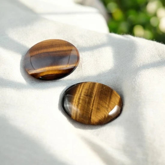 Tiger Eye Palm Stone for Confidence, Courage, and Strength | Premium Quality Crystals | @SASARAworld