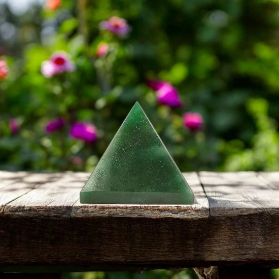Green Aventurine Crystal Pyramid for Luck, Opportunity, Prosperity and Abundance | Premium Quality Crystals | @SASARAworld