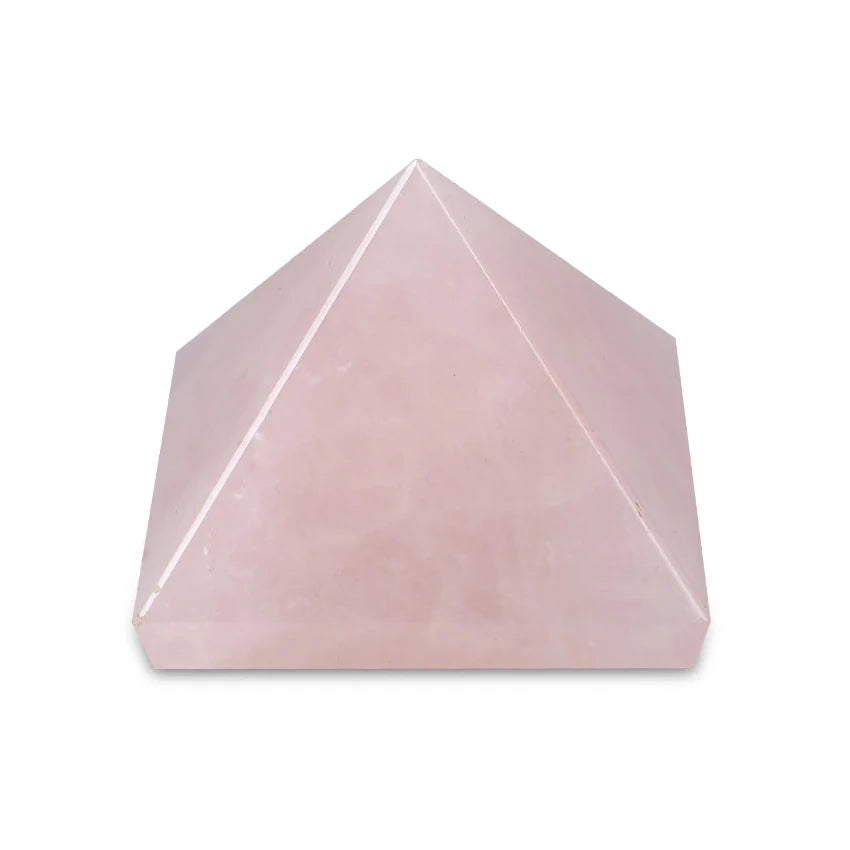 Rose Quartz Crystal Pyramid