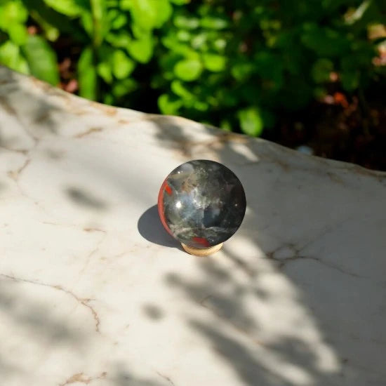 Bloodstone Crystal Spheres for Vitality, Courage and Inner Strength | Premium Quality Crystals | @SASARAworld