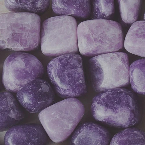 © SASARA • Mindfully-Sourced, High-Quality Lepidolite Fluorite Crystals