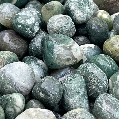© SASARA • Mindfully-Sourced, High-Quality Moss Agate Fluorite Crystals