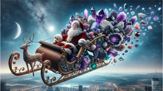 Amethyst Christmas - Alien Taste Gems' Viral Christmas Crystals