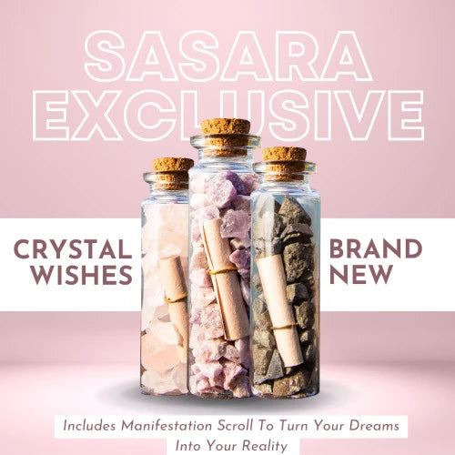 © SASARA • Mindfully-Sourced, High-Quality Crystal Wish Bottles