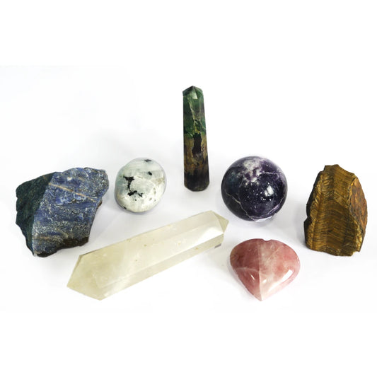 SASARA • Responsibly-Sourced, Genuine Crystals for Cancer (June 22 – July 22): 7 Piece Crystal Set