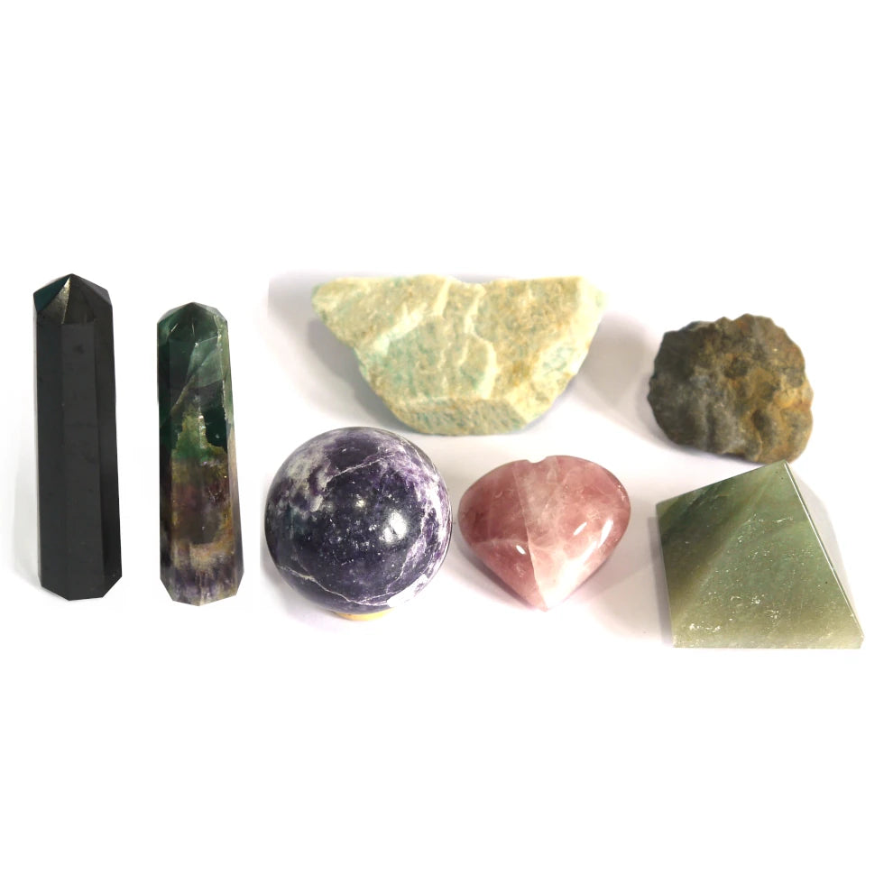 SASARA • Responsibly-Sourced, Genuine Crystals for Libras (September 23 – October 23): 7 Piece Crystal Set