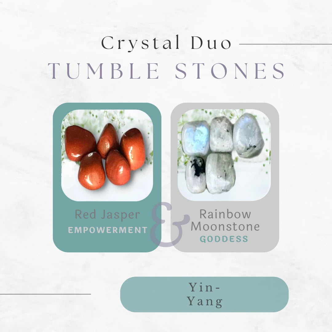 Yin-Yang - Crystal Healing Tumble Stone Duo