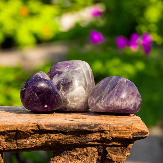 Amethyst Crystal Healing Tumble Stone