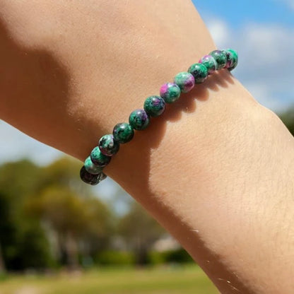 Stunning Ruby Zoisite Bracelet