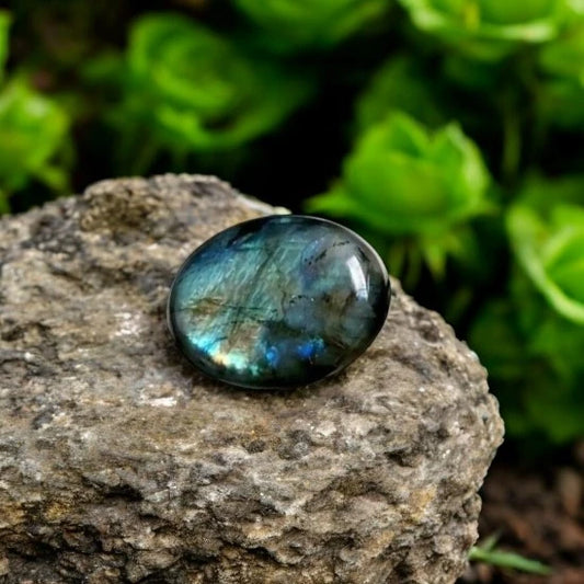 Labradorite Crystals Palm Stone for Transformation, Inspiration, Shield Against Negative Energy | Premium Quality Crystals | @SASARAworld