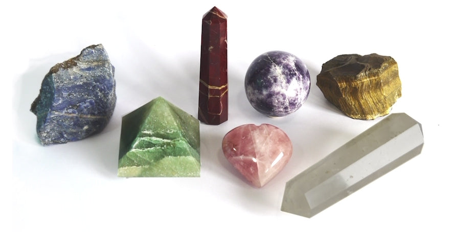 SASARA • Responsibly-Sourced, Genuine Crystals for Spirituality: 7 Piece Crystal Set