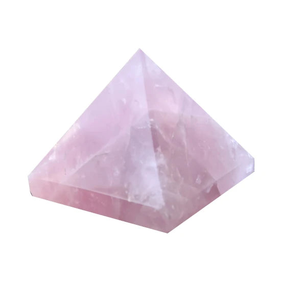 Rose Quartz Crystal Pyramid