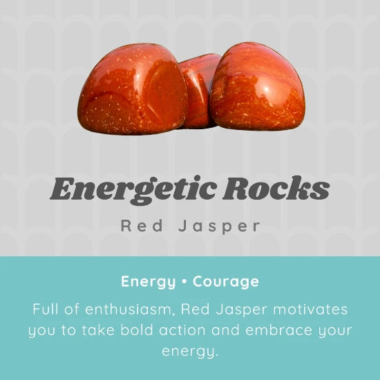 Red Jasper energy boost included in the Protection Crystal Set | Premium quality crystals | @SASARAworld