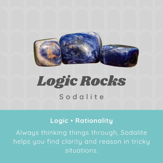 Sodalite Crystals for Logic, Communication and Intellectual Pursuits included in the Happy Crystal Set | Premium Quality Crystals | @SASARAworld