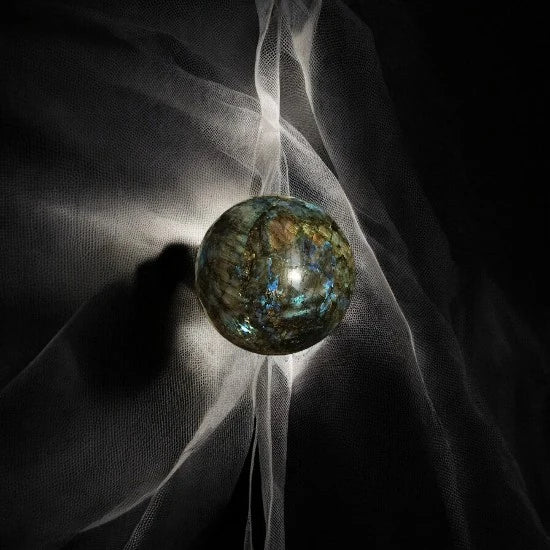 Labradorite Crystal Ball for Transformation, Inspirations, Shield Against Negative Energy | Premium Quality Crystals | @SASARAworld