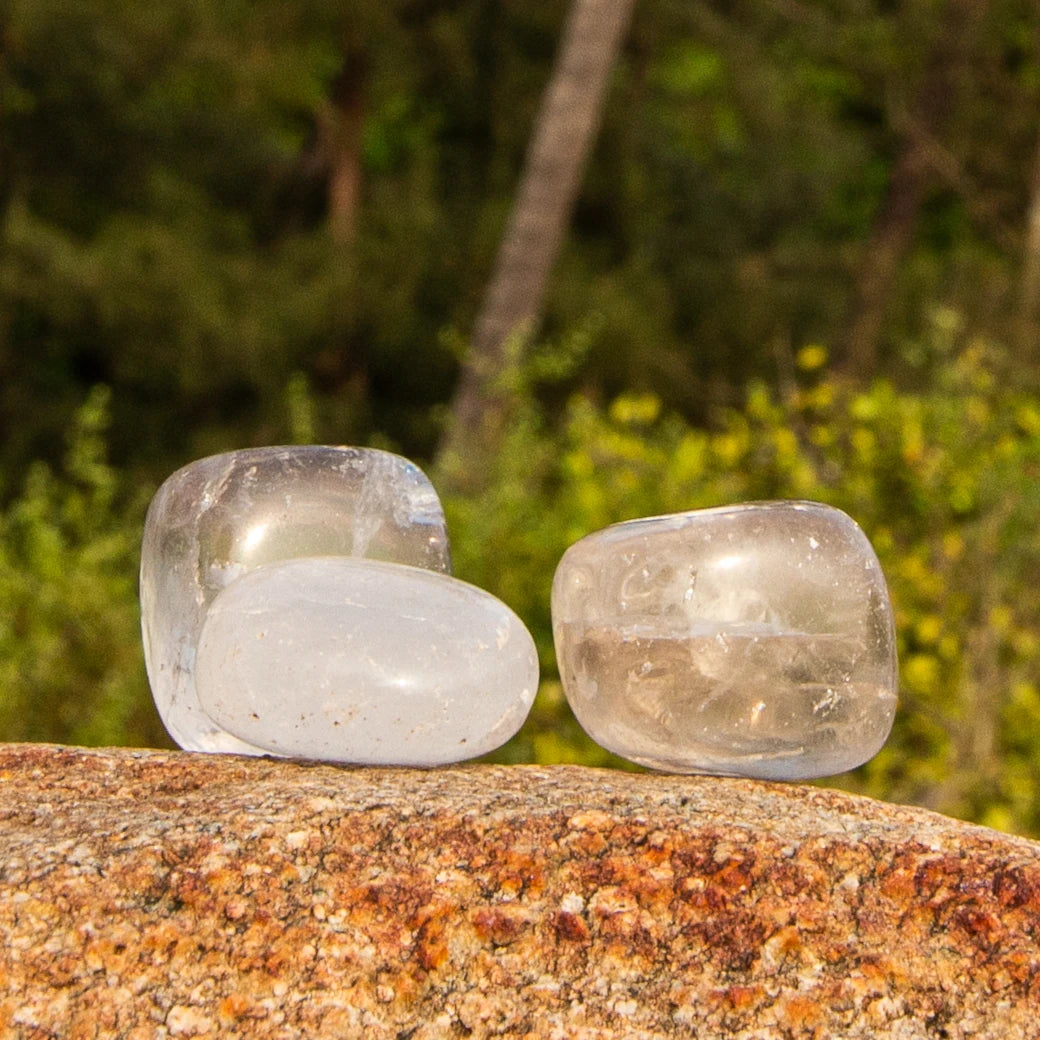 Clear Quartz Crystal Healing Tumble Stone