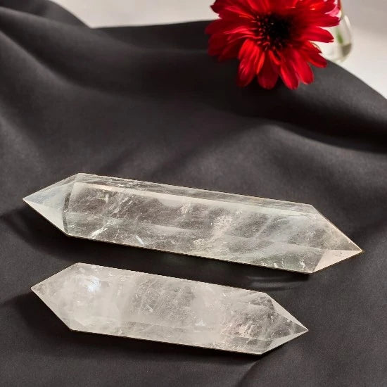 Clear Quartz Double Terminated Crystal Pointer